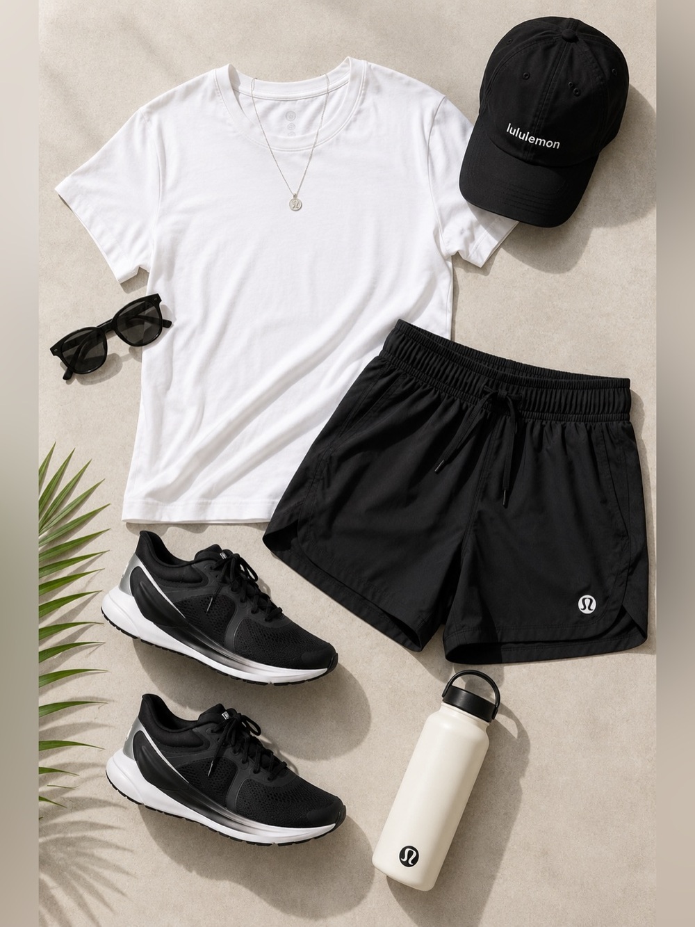 lululemon athletica Black and White Athletic Shoes blissful run